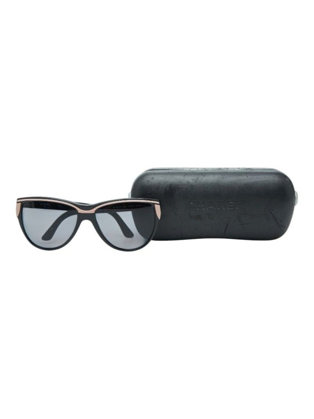 Chanel Logo Sunglasses Pink Black Acetate Eyewear - Picture 7 of 7